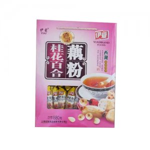 伊爱桂花百合藕粉彩包礼盒880g