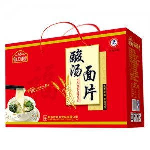 仙力酸汤面片箱装