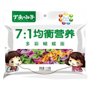 丫头小子多彩蝴蝶面118g
