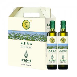 同科亚麻籽油500mlx2瓶