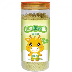 仙力儿童果蔬面菠菜面200g
