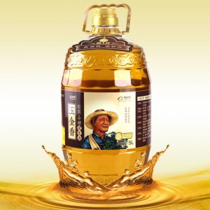 玉金香农家小榨花生油5L