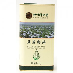 同科亚麻籽油罐装1L