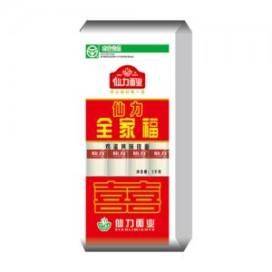 仙力全家福鸡蛋风味挂面红袋1kg