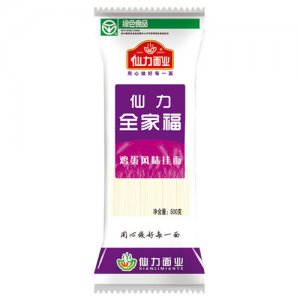 仙力全家福鸡蛋风味挂面500g