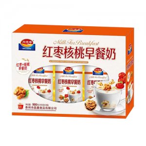 闪亮号红枣核桃早餐奶900g