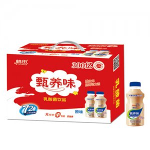 鹤田甄养味乳酸菌饮品340mlx12瓶
