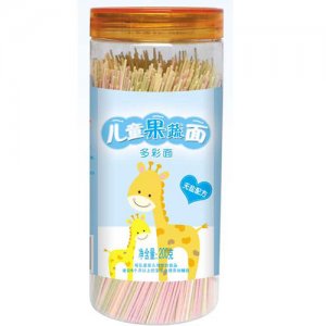 仙力儿童果蔬面多彩面200g
