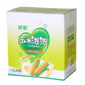 优蜜玉米泡泡酸乳饮料包1.5L