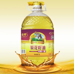 玉金香压榨一级葵花籽油5L