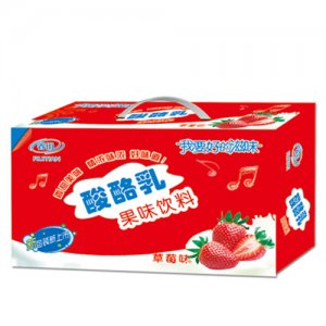 睿田酸酪乳果味饮料草莓味