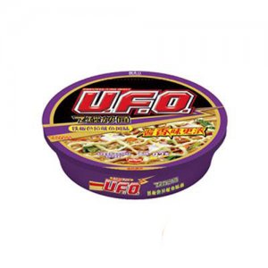 日清食品UFO铁板色拉鱿鱼风味碗面123g