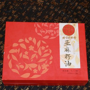 同科亚麻籽油礼盒1Lx2罐
