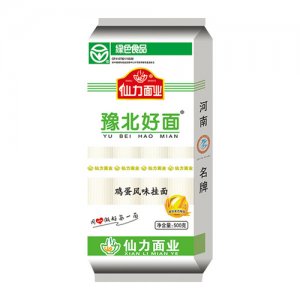仙力面业豫北好面鸡蛋风味挂面500g