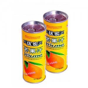 优蜜易拉罐芒果汁240ml