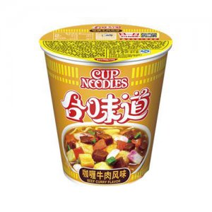 日清食品合味道杯面咖喱牛肉风味87g