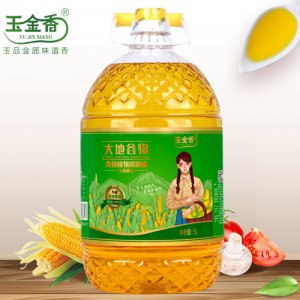 玉金香大地谷物玉米清香食用植物调和油5L