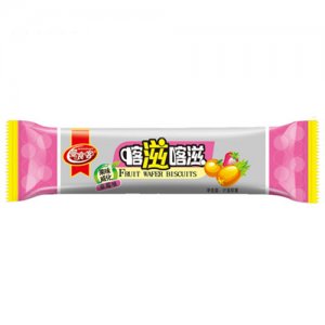 曼食客喀滋喀滋果味威化饼干