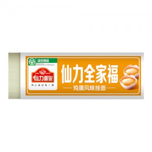 仙力全家福鸡蛋风味挂面称重
