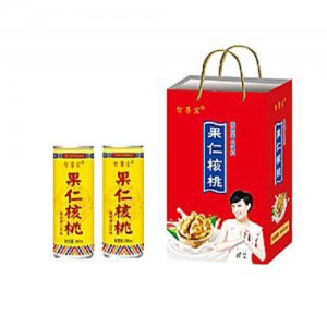 智尊宝果仁核桃红色礼装盒