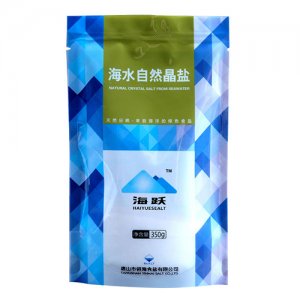 海跃海水自然晶盐350g