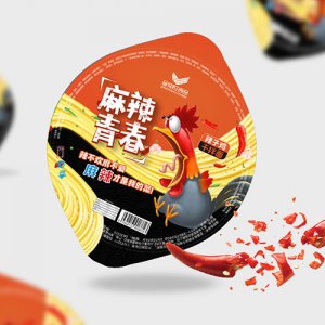 金紫阳辣子鸡干拌面盒装
