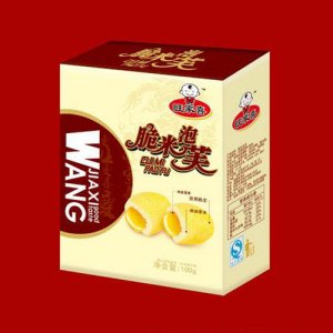 旺家喜脆米泡芙盒装深红