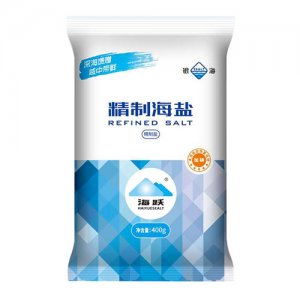 海跃精制海盐未加碘400g