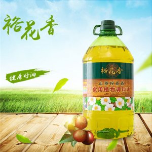裕花香 山茶籽原香食用植物调和油5L
