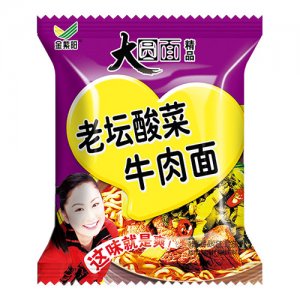 金紫阳老坛酸菜牛肉面115g