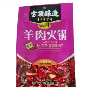宝之味羊肉火锅底料浓香牛油味150g