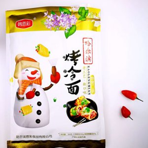 韩恩彩烤冷面烧烤口味方便食品380g
