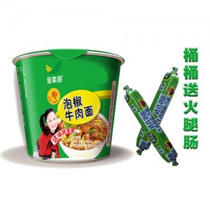 金紫阳泡椒牛肉面112g