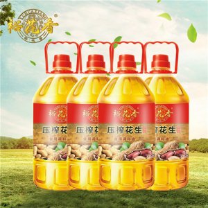 裕花香 压榨花生食用调和油5L