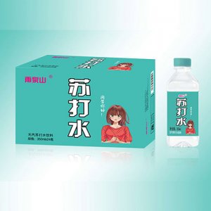 雨泉山原味苏打水（卡通）350mlX24