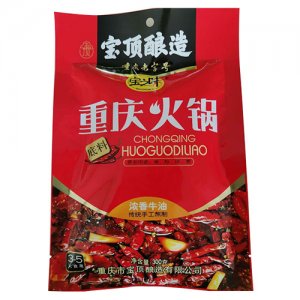 宝之味重庆浓香牛油火锅底料300g