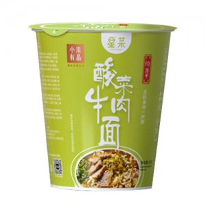 星菜酸菜牛肉面70g