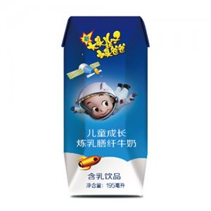 大头儿子小头爸爸儿童成长炼乳膳纤牛奶195ml