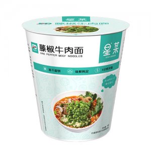 星菜藤椒牛肉面