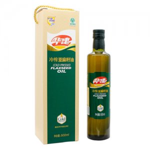 华建诚鑫 冷榨亚麻籽油500ml