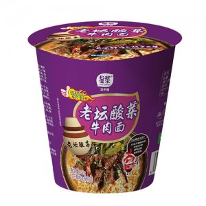 星菜冻干面老坛酸菜牛肉面82g