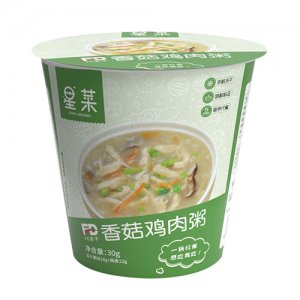星菜香菇鸡肉粥30g