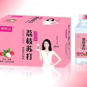 雨泉山荔枝苏打水350mlX24件