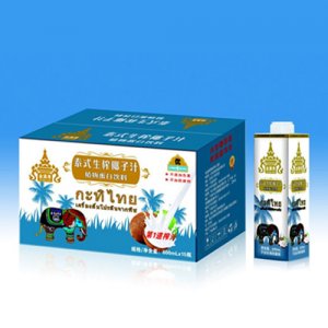 送福来金满湾泰式生榨椰子汁600mlx15