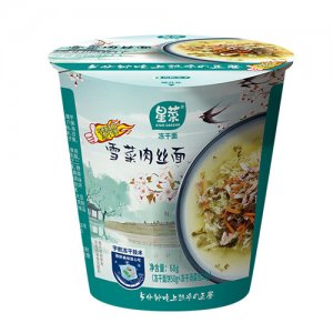 星菜冻干面雪菜肉丝面