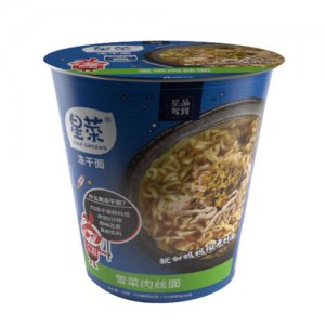 星菜冻干面雪菜肉丝面70g