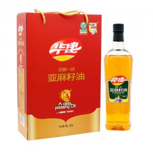 华建诚鑫 亚麻籽油1Lx2瓶