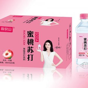 雨泉山蜜桃苏打水350mlX24件