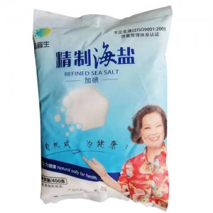 盐宜生精制加碘海盐400g