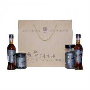 三丰黑芝麻油+黑芝麻礼盒